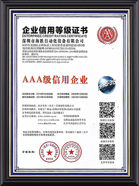 AAA級信用企業